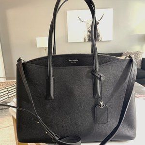 Kate Spade Black Saffiano Leather Work Tote